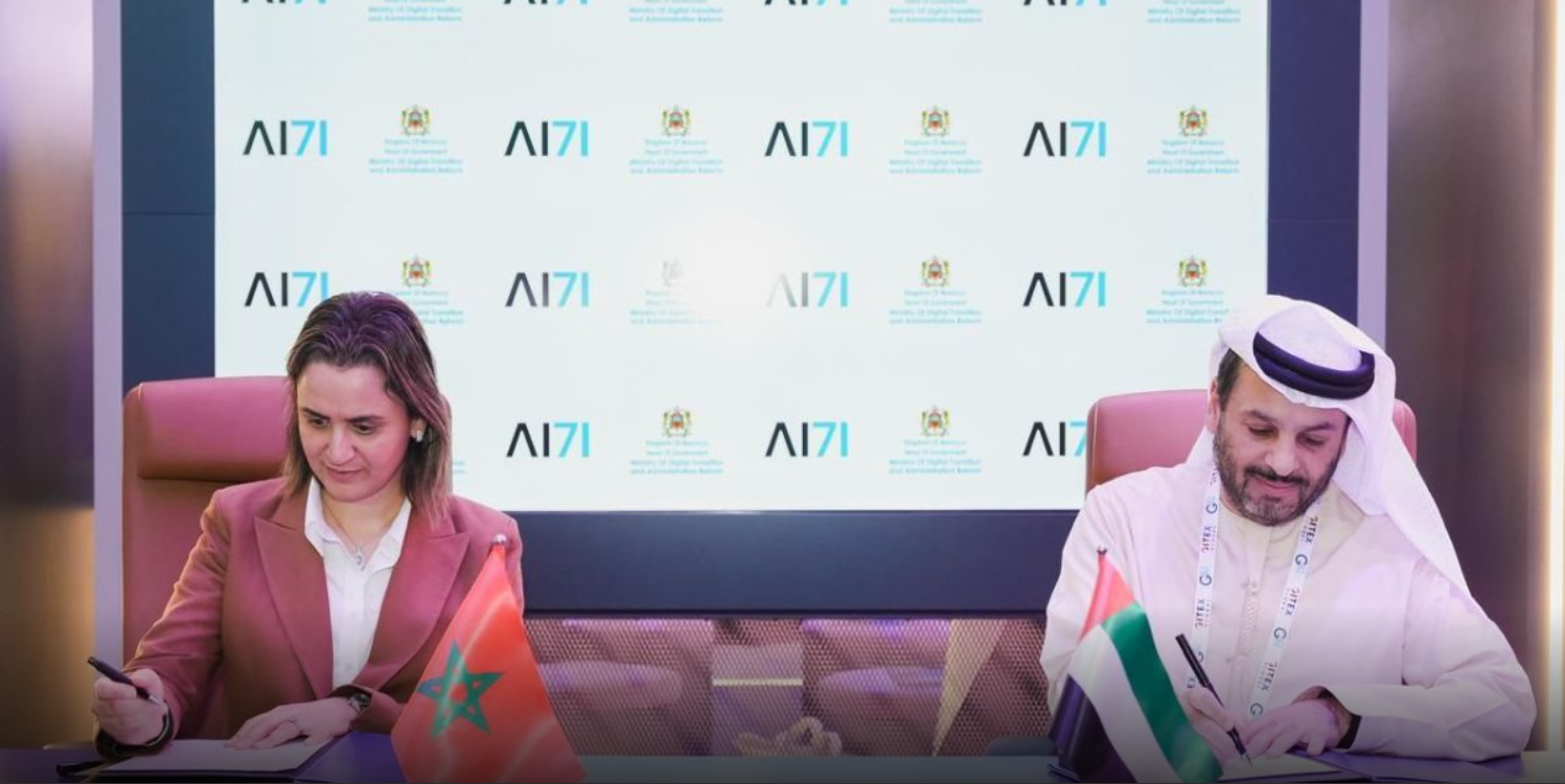 Signing ceremony with AI71